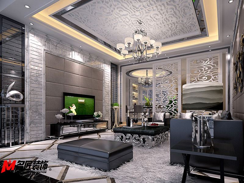 河源市東方華座現(xiàn)代簡(jiǎn)約風(fēng)格別墅裝修案例