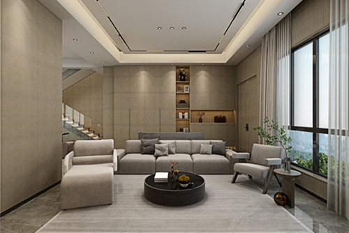 德陽市城南鑫辰現(xiàn)代簡約風(fēng)格別墅裝修案例